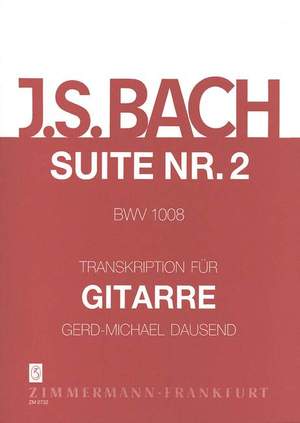 Bach, J S: Suite No. 2 BWV 1008