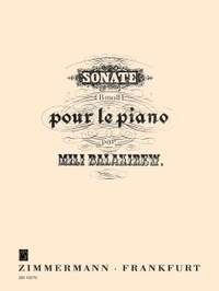 Balakirev, M A: Sonata B flat minor