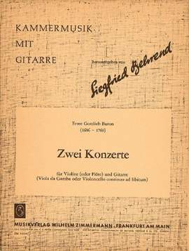Baron, E G: Zwei Konzerte