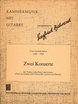 Baron, E G: Zwei Konzerte