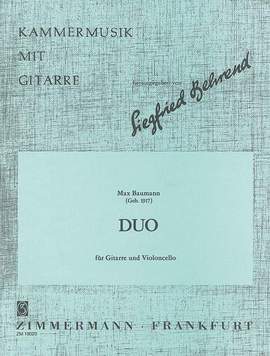 Baumann, M: Duo op. 62