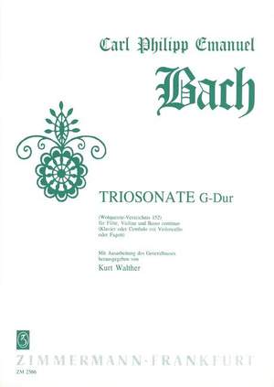 Bach, C P E: Trio Sonata G major Wq 152