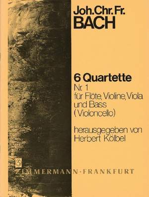 Bach, J C F: 6 Quartets Nr. 1