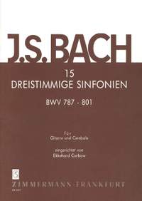 Bach, J S: 15 Three-Part Symphonies BWV 787-801