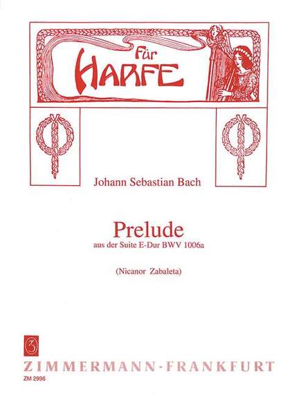 Bach, J S: Prelude E major