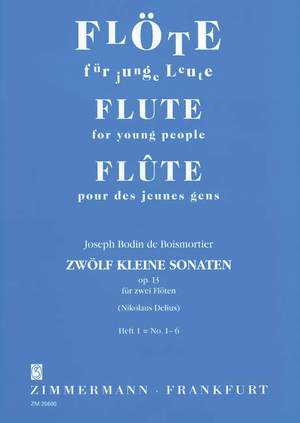 Boismortier, J B d: 12 Short Sonatas op. 13 Issue 1