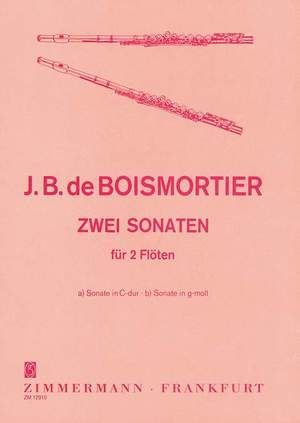 Boismortier, J B d: Two Sonatas (C major and G minor)