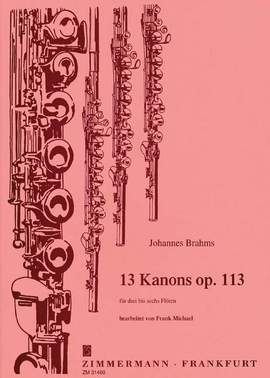 Brahms, J: 13 Kanons op. 113