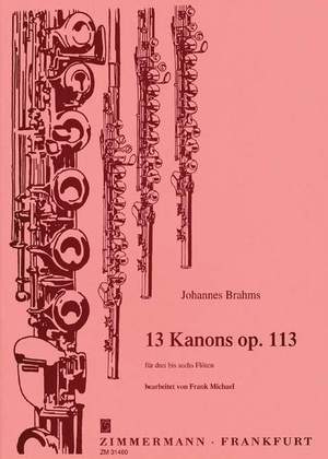 Brahms, J: 13 Canons op. 113
