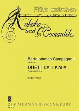 Campagnoli, B: Duet No. 1 E major E major