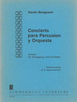 Xavier Benguerel: Concierto
