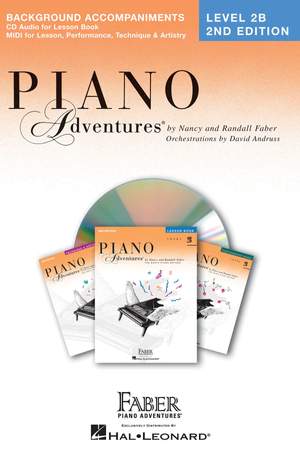 Nancy & Randall Faber: Piano Adventures Lesson Book CD Level 2B