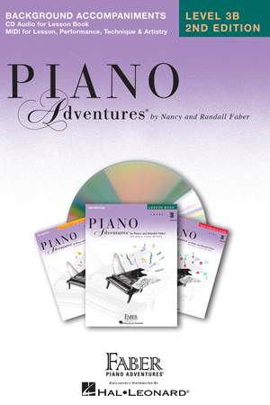 Nancy & Randall Faber: Piano Adventures Lesson Book CD Level 3B