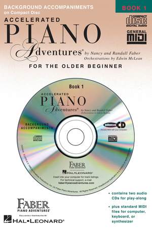Accelerated Piano Adventures: Lesson Book 1 (CDs)