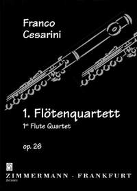 Franco Cesarini: 1. Flötenquartett op. 26