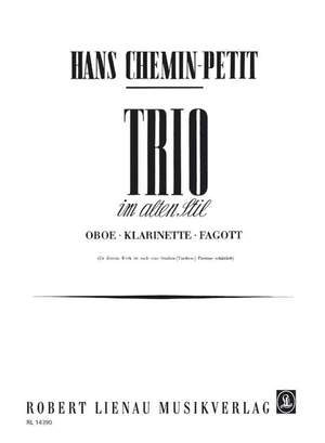 Hans Chemin-Petit: Trio im alten Stil
