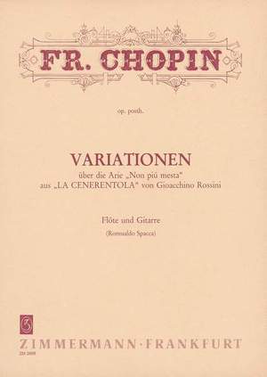 Chopin, F: Variations on the aria ”Non più mesta“ op. posth.