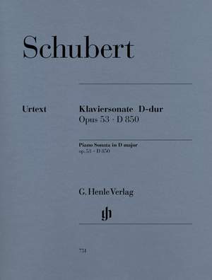 Schubert: Piano Sonata D major op. 53 D 850