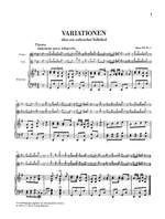 Beethoven, L v: Variations on Folk Songs for Piano and Flute (Violin) ad lib. op. 105 und 107 Product Image