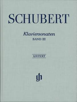 Schubert: Piano Sonatas (Early and Unfinished Sonatas) revised edition Vol. 3