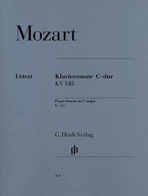 Mozart, W A: Piano Sonata [Facile] C major KV 545