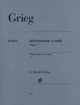 Grieg, E: Klaviersonate e-Moll E minor op. 7