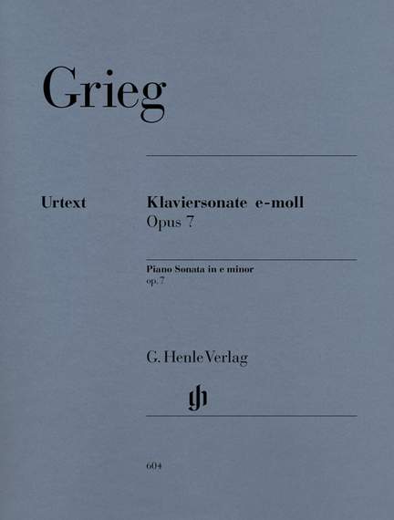 Grieg, E: Klaviersonate e-Moll E minor op. 7