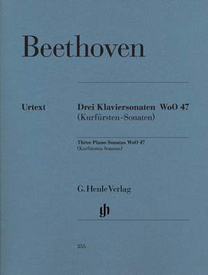 Beethoven, L v: 3 Piano Sonatas [Kurfürsten] WoO 47