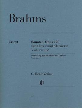 Brahms, J: Sonatas for Piano and Clarinet (or Viola) op. 120/1 u. 2