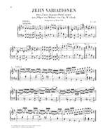 Mozart, W A: 10 Variations on "Unser dummer Pöbel" KV 455 Product Image