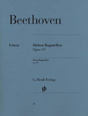 Beethoven, L v: 7 Bagatelles op. 33
