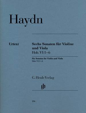 Haydn, J: 6 Sonatas Hob. VI:1-6