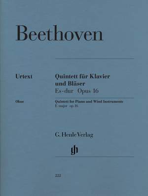 Beethoven, L v: Quintet for Piano and Wind Instruments (Version for Wind Instruments) op. 16