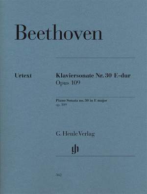 Beethoven, L v: Piano Sonata E major op. 109