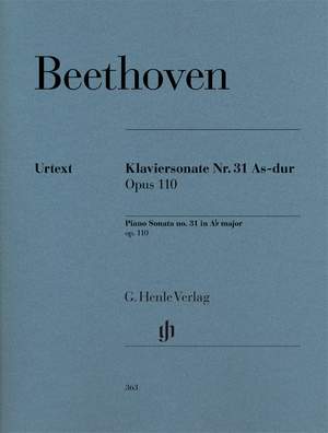 Beethoven, L v: Piano Sonata A flat major op. 110