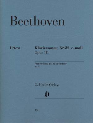 Beethoven, L v: Piano Sonata No. 32 c minor op. 111