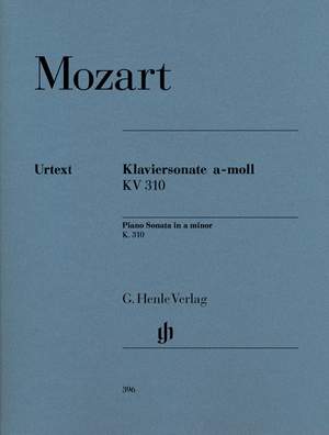 Mozart, W A: Piano Sonata a minor KV 310 (300d)