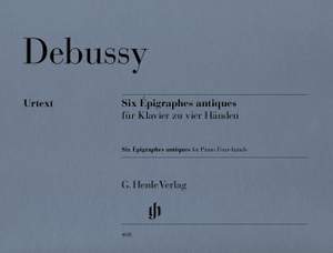 Debussy, C: Six Epigraphes antiques