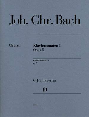 Bach, J C: Piano Sonatas op. 5 Vol. 1