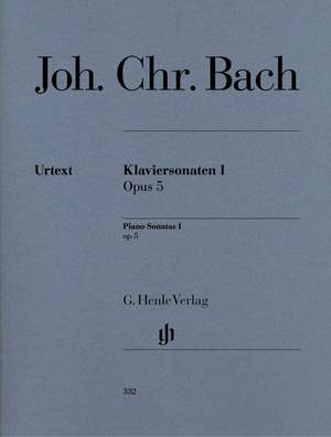 Bach, J C: Klaviersonaten op. 5 Vol. 1