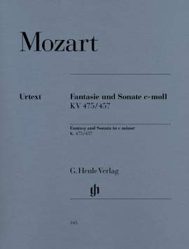 Mozart, W A: Fantasie und Sonate c-Moll (Revidierte Ausgabe mit Kritischem Bericht) C minor KV 475/457