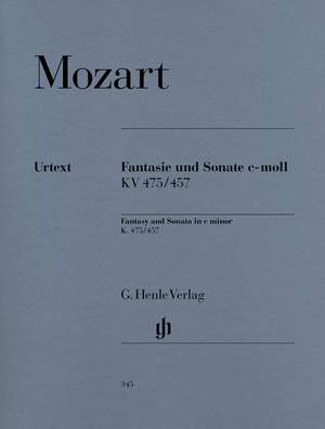 Mozart, W A: Fantasy and Sonata c minor (revised edition with critical report) KV 475/457