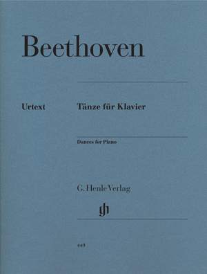 Beethoven, L v: Dances for Piano