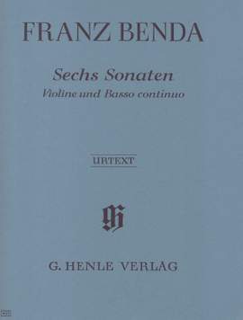 Benda, F: 6 Sonaten für Violine und Basso continuo