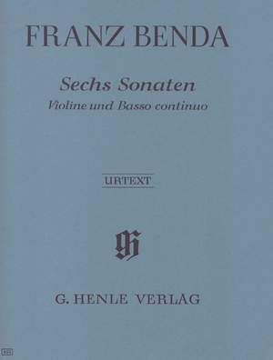 Benda, F: 6 Sonaten für Violine und Basso continuo