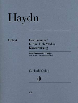 Haydn, J: Konzert für Horn und Orchester D-Dur D major Hob. VIId:3