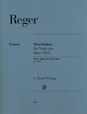 Reger: Three Suites for Viola solo op. 131 d