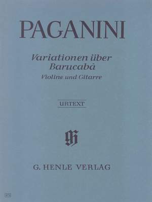 Paganini, N: 60 Variations on Barucabà for Violin and Guitar op. 14