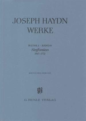 Franz Joseph Haydn: Sinfonias 1767-1772