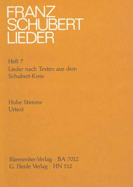Schubert, F: Songs with Lyrics by the Schubert Circle